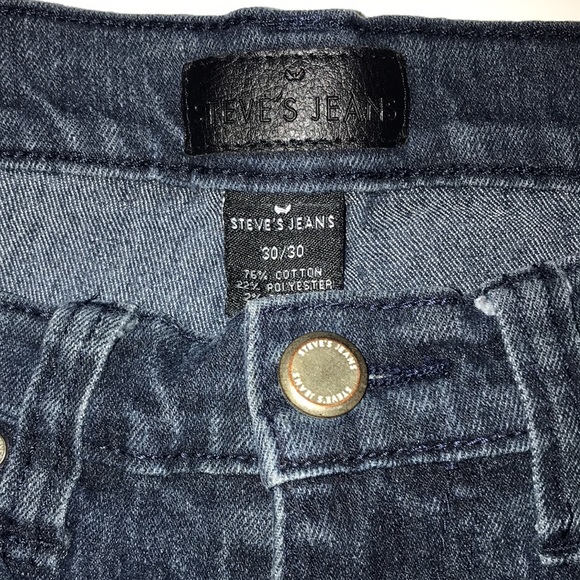 Steve’s Jeans Woman’s size 30x30 Dark Denim Some stretch Straight Leg - Picture 2 of 8